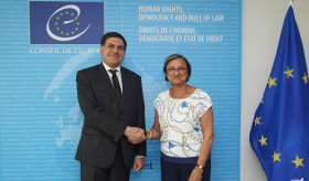 Meeting of the Permanent Representative of the Republic of Armenia to the Council of Europe with the Deputy Secretary General of the Council of Europe