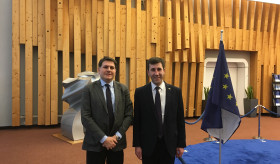 Visit of Ombudsman of Artsakh to Strasbourg