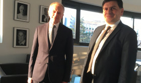 Meeting of the Permanent Representative of Armenia to the Council of Europe with the President of the University of Strasbourg 