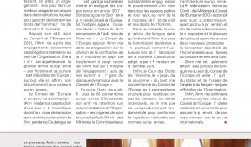 Եվրոպայի խորհրդում Հայաստանի մշտական ներկայացուցչի հոդվածը «La Lettre Diplomatique» հանդեսում