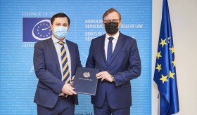 Ambassador Arman Khachatryan deposited the instrument of ratification of the Protocol amending the Convention for the Protection of Individuals with regard to Automatic Processing of Personal Data
