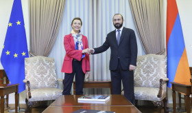 The meeting of the Foreign Minister of Armenia Ararat Mirzoyan with the Secretary General of the Council of Europe Marija Pejčinović Burić