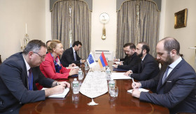 The meeting of Ararat Mirzoyan and Marija Pejčinović Burić