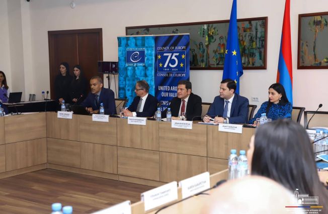 The Ministry of Foreign Affairs hosted the Steering Committees of the Armenia-Council of Europe Action Plan 2023-2026 and the CoE-EU Partnership for Good Governance 2023-2027