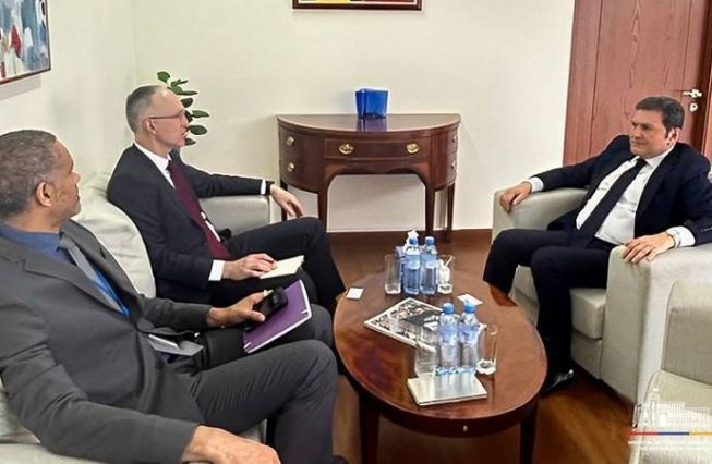 Deputy Foreign Minister Paruyr Hovhannisyan received David Best, the Special Representative of the Secretary General of the Council of Europe on Migration and Refugees