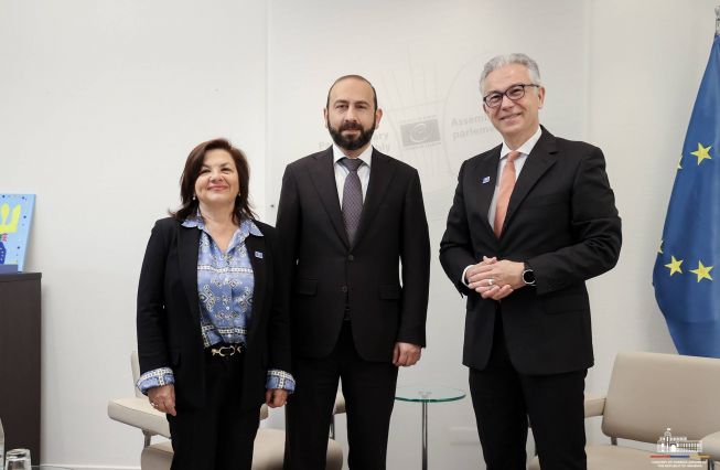 The meeting of the Minister of Foreign Affairs of Armenia with the President of PACE