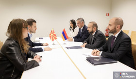 Meeting between the Foreign Ministers of Armenia and North Macedonia