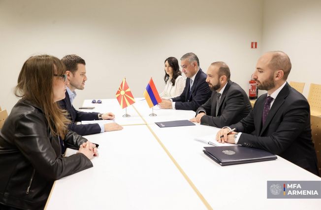 Հայաստանի և Հյուսիսային Մակեդոնիայի ԱԳ նախարարների հանդիպումը