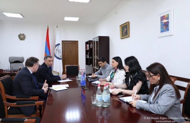 Discussions between HRD of Armenia and the representatives of the CoE