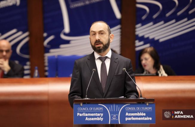 Remarks by Minister of Foreign Affairs of Armenia Ararat Mirzoyan at the session of the Parliamentary Assembly of the Council of Europe