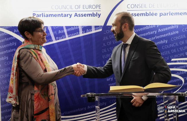 Meeting of the Minister of Foreign Affairs of Armenia with the President of the Parliamentary Assembly of the Council of Europe