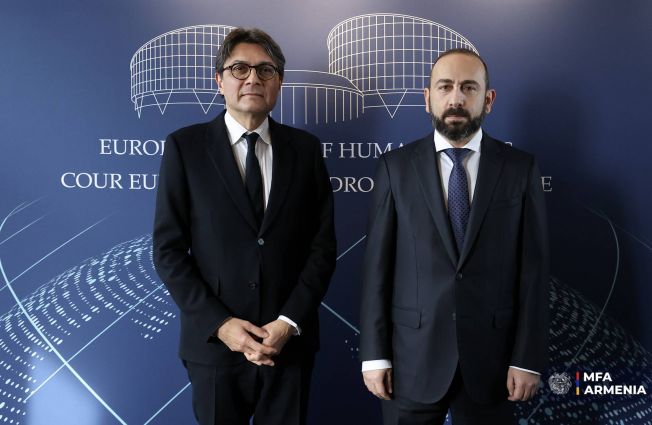 Meeting of the Minister of Foreign Affairs of Armenia with the President of the European Court of Human Rights