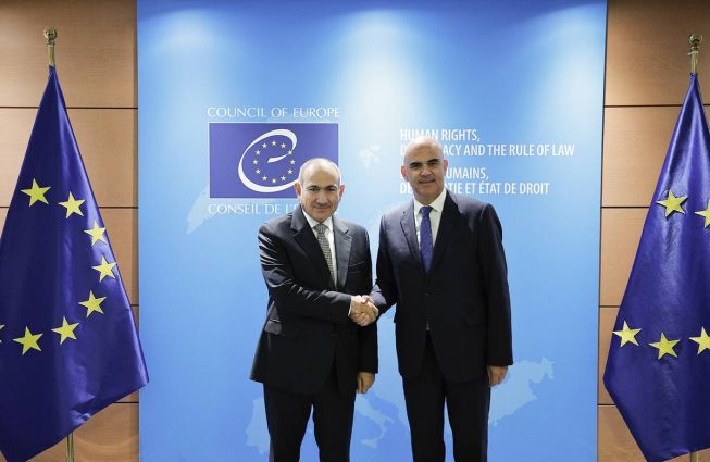 Nikol Pashinyan and Alain Berset highly appreciate Armenia-CoE cooperation