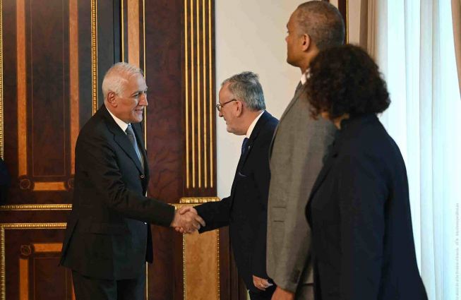 President Vahagn Khachaturyan met with Marc Cools, President of the Congress of Local and Regional Authorities of the Council of Europe