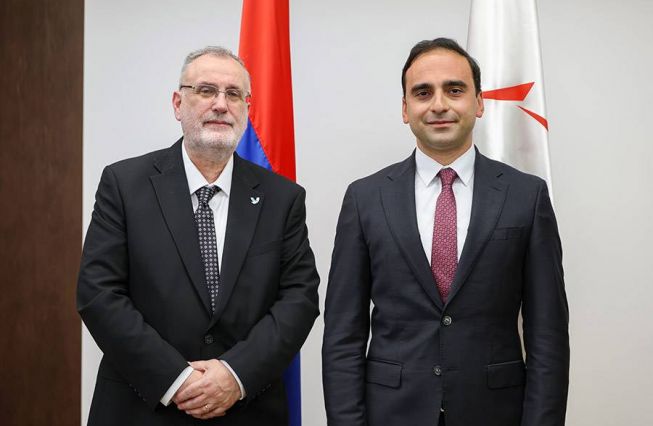 Yerevan Mayor Tigran Avinyan Receives the President of the Congress of Local and Regional Authorities of the Council of Europe